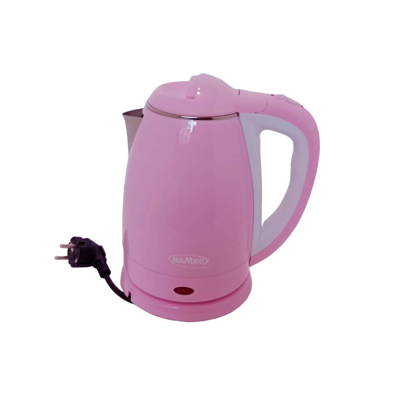 HAMKO Full Plastic Body Kettle-1.8ltr – Pink